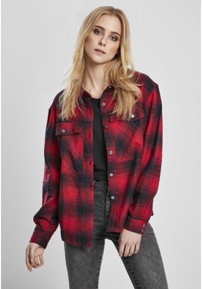 Блуза-рубашка LADIES CHECK OVERSHIRT