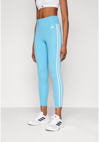 Леггинсы TRAIN ESSENTIALS 3 STRIPES HIGH WAISTED 7/8