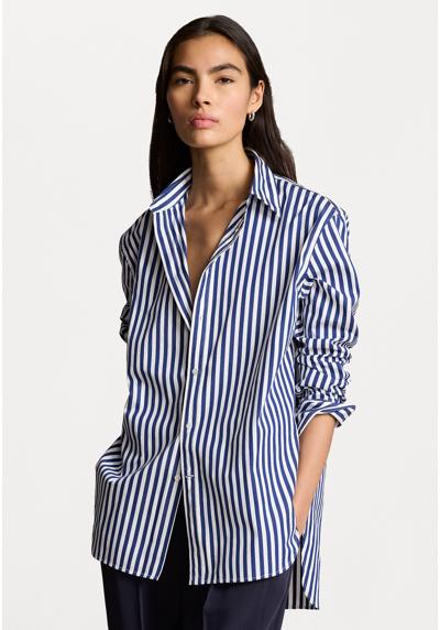 Блуза-рубашка OVERSIZE STRIPED STRETCH COTTON SHIRT