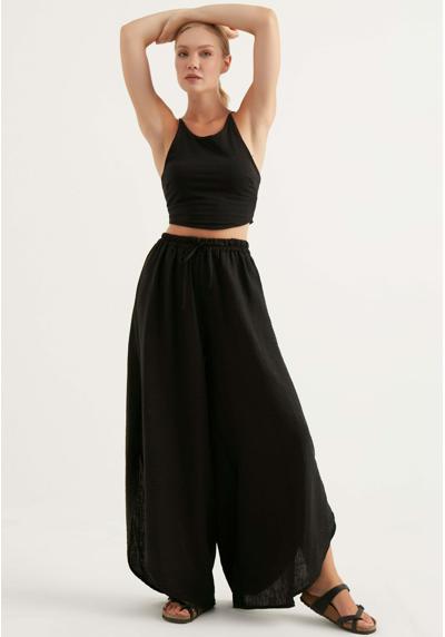 Брюки WIDE LEG WITH SIDE SLITS