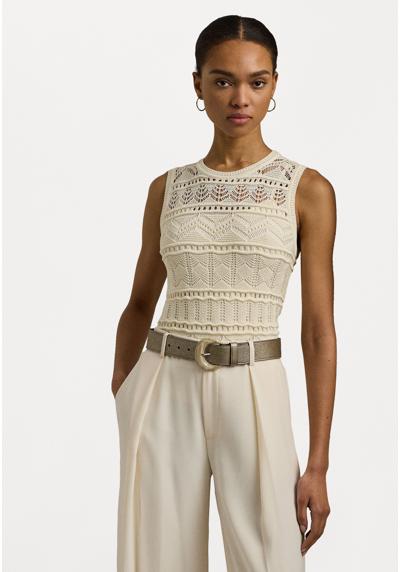 Пуловер POINTELLE-KNIT SLEEVELESS JUMPER