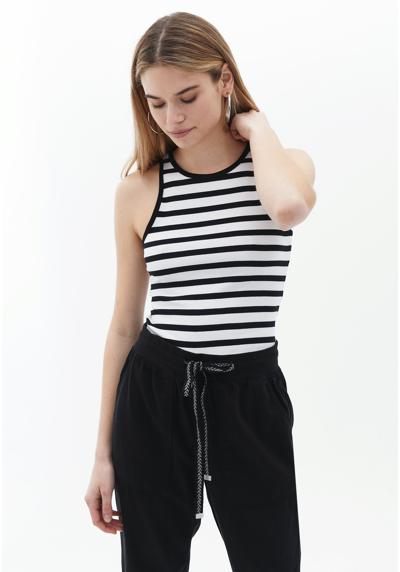 Топ STRIPED HALTER NECK SINGLET