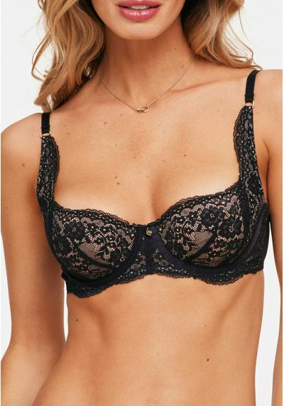 Бюстгальтер BONNIE CONTOUR PLUS BALCONETTE BRA JET BLACK