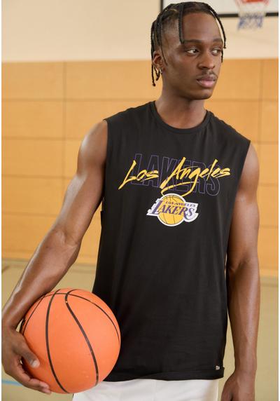 NBA LOS ANGELES LAKERS SCRIPT SLEEVELESS TEE - Vereinsmannschaften