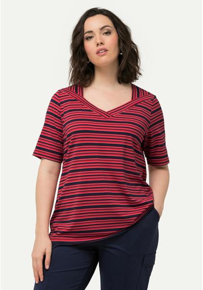 Футболка STRIPE SHORT SLEEVE V-NECK TEE