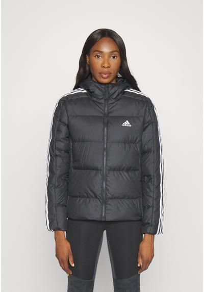 Пуховая куртка ESSENTIALS 3-STRIPES MID DOWN HOODED