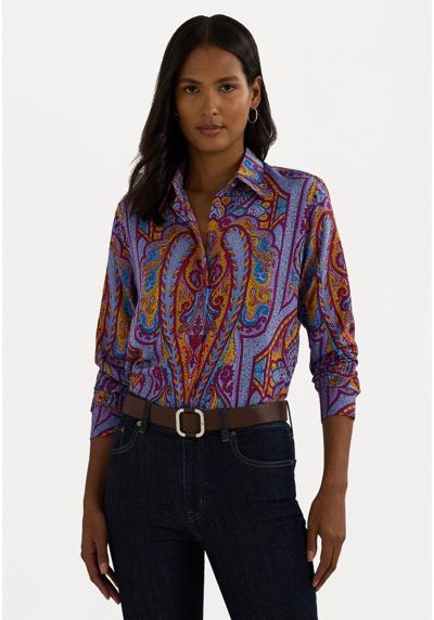 Блуза-рубашка CLASSIC FIT PAISLEY CREPE SHIRT