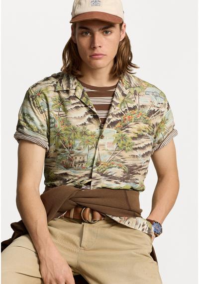 Рубашка CLASSIC FIT BEACH PRINT CAMP SHIRT