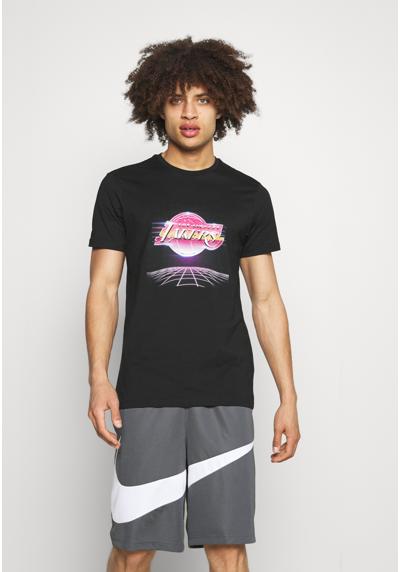 LOS ANGELES LAKERS NBA FUTURISTIC GRAPHIC TEE - Vereinsmannschaften