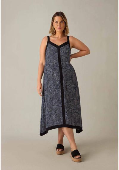 Платье ABSTRACT SPOT HANKY HEM MIDI