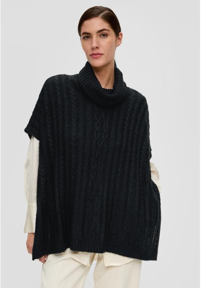 Трикотажный жакет OVERSIZED PONCHO