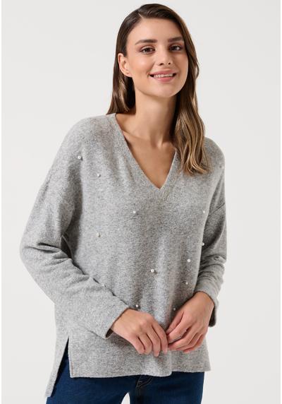 Пуловер STRAIGHT FIT V-NECK LONG SLEEVED JERSEY JUMPER