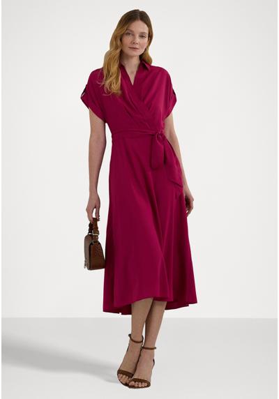 Платье BELTED CREPE DRESS