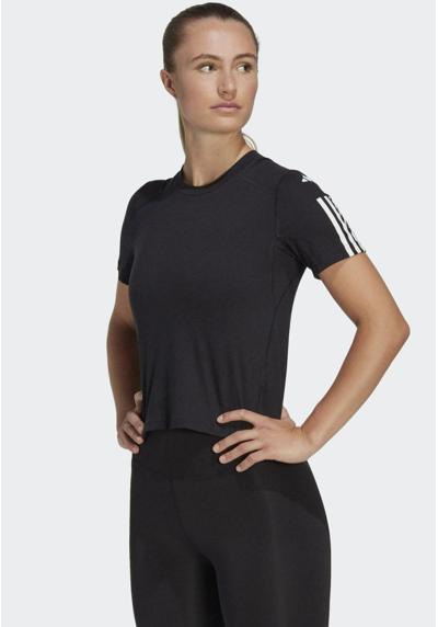 Футболка ESSENTIALS TRAIN 3-STRIPES CROP