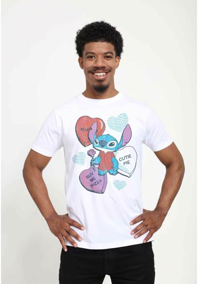 Футболка LILO & STITCH HEART PIZZA UNISEX