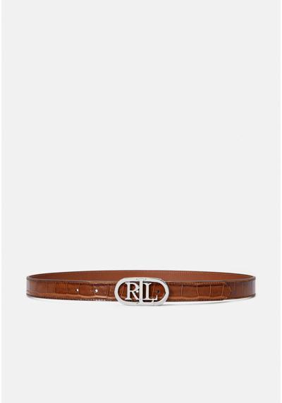 Ремень LOGO REVERSIBLE EMBOSSED SKINNY BELT