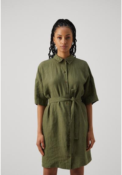 Платье-блузка SLFLINNIE 2/4 SHORT SHIRT DRESS