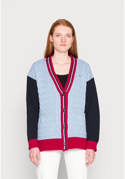 Трикотажный жакет CABLE MIX CARDIGAN