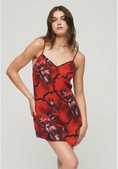 Платье PRINTED MINI SLIP