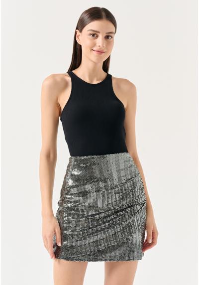 Юбка STRAIGHT FIT NORMAL WAIST MINI SKIRT