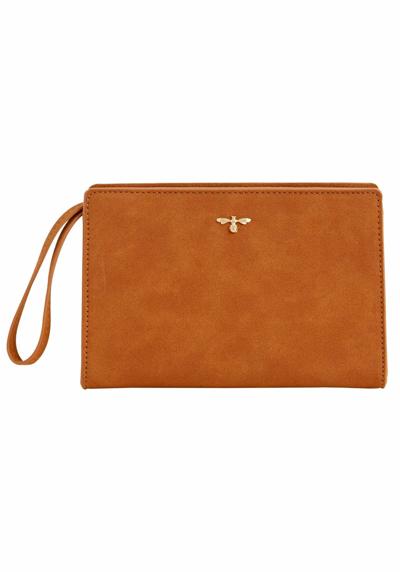 Сумочка вечерняя BONNIE WRISTLET POUCH TAN