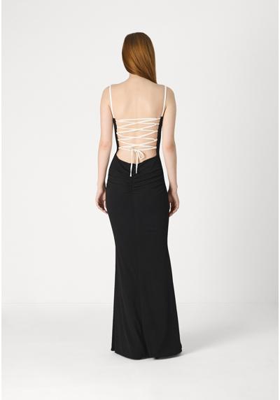 Трикотажное платье MARY ROSE TIE BACK MAXI