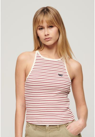 Топ ESSENTIAL LOGO STRIPED RACER