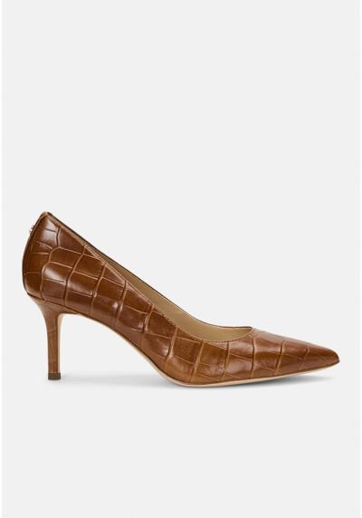 Туфли LANETTE CROCODILE EMBOSSED LEATHER PUMP