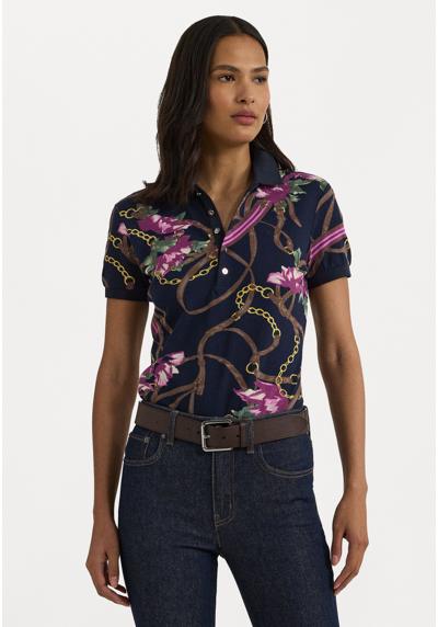 Кофта-поло PRINT STRETCH PIQUE POLO SHIRT