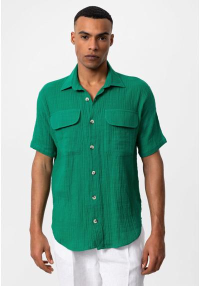 DODOMA - DOUBLE FLAP POCKET - REGULAR FIT - SHORT SLEEVE - Hemd DODOMA