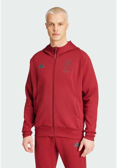 BELGIUM RBFA TRAVEL FULLZIP HOODIE - Vereinsmannschaften BELGIUM RBFA TRAVEL FULLZIP HOODIE