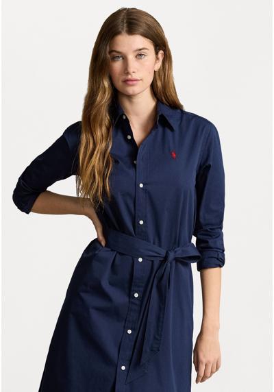 Платье-блузка BELTED COTTON MIDI SHIRTDRESS