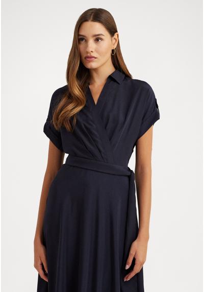 Платье BELTED CREPE DRESS