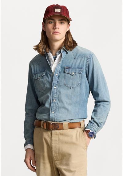 Рубашка SLUB DENIM WESTERN SHIRT SLUB DENIM WESTERN SHIRT