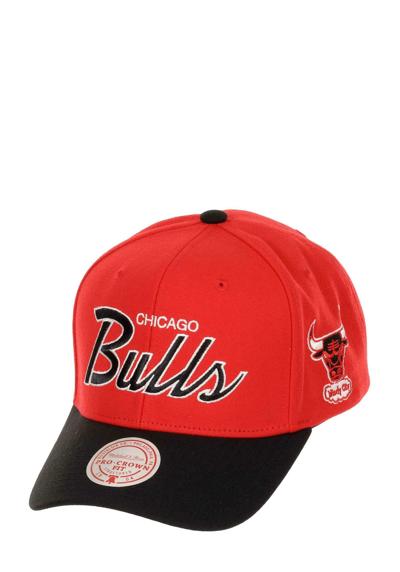 Кепка CHICAGO BULLS NBA TEAM SCRIPT VERSTELLBARE GEBOGENE SNAPBACK