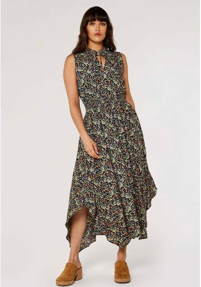 Платье FLORAL HANKY HEM MIDI