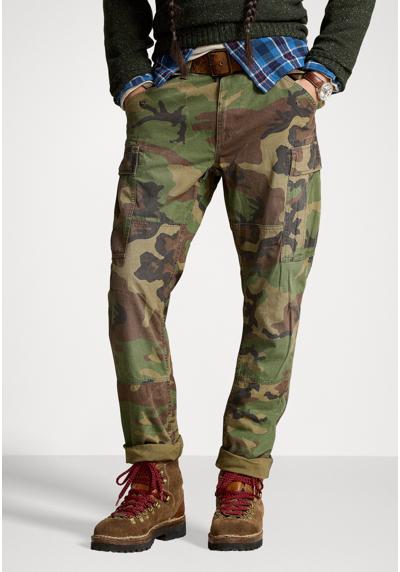 Брюки-карго SLIM FIT CAMO CANVAS CARGO TROUSER