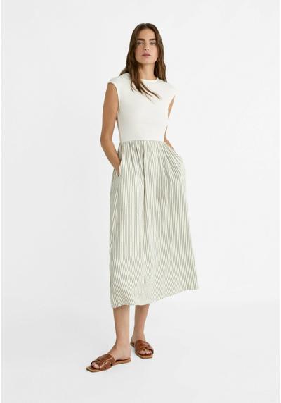 Платье CONTRAST SLEEVE MIDI