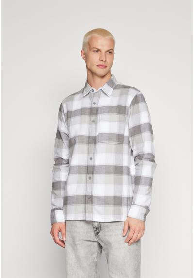 Рубашка HOODED LONG SLEEVE FLANNEL SHIRT