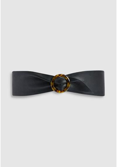 Ремень BLACK WIDE LEATHER BELT