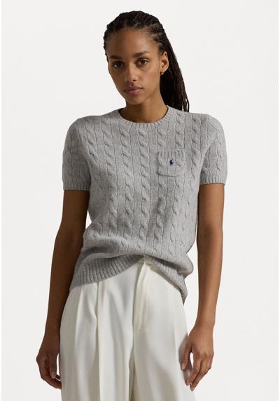 Футболка CABLE WOOL CASHMERE SHORT SLEEVE JUMPER