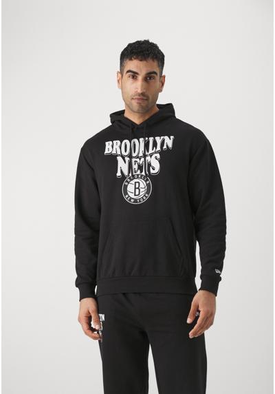 NBA BROOKLYN NETS SCRIPT HOODY - Vereinsmannschaften NBA BROOKLYN NETS SCRIPT HOODY