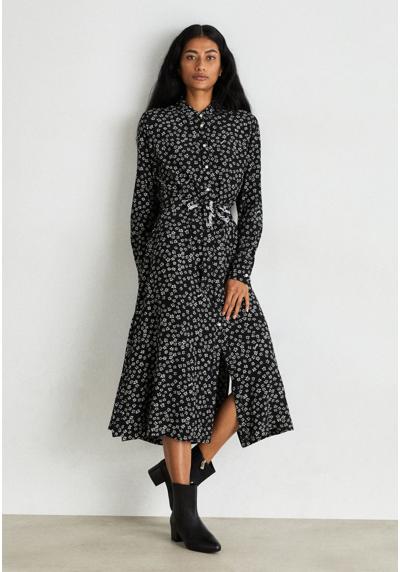 Платье-блузка DITSY BELTED MIDI DRESS