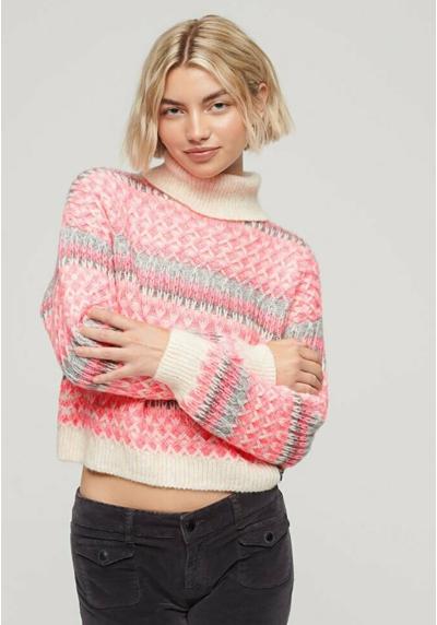 Пуловер ROLL NECK CROP