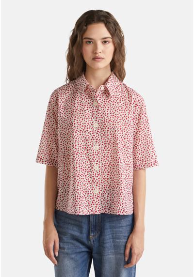 Блуза-рубашка SHORT SLEEVE PATTERNED