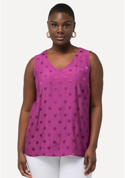 Топ TEXTURED POLKA DOT SLEEVELESS