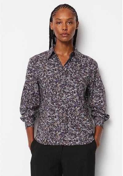 Блуза-рубашка SHARP SLEEVE BUTTON PLACKET PRINTED