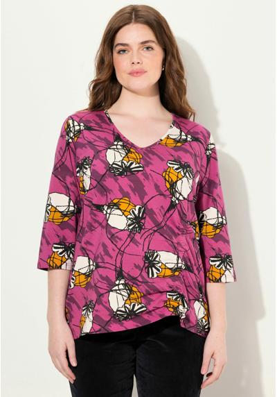 Кофта ECO ABSTRACT FLORAL GATHERED