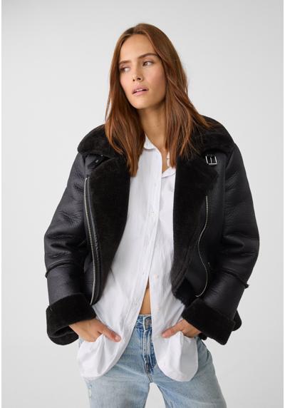 Зимняя куртка DOUBLE-FACED BIKER JACKET