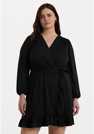 Трикотажное платье BELTED STRETCH JERSEY DRESS